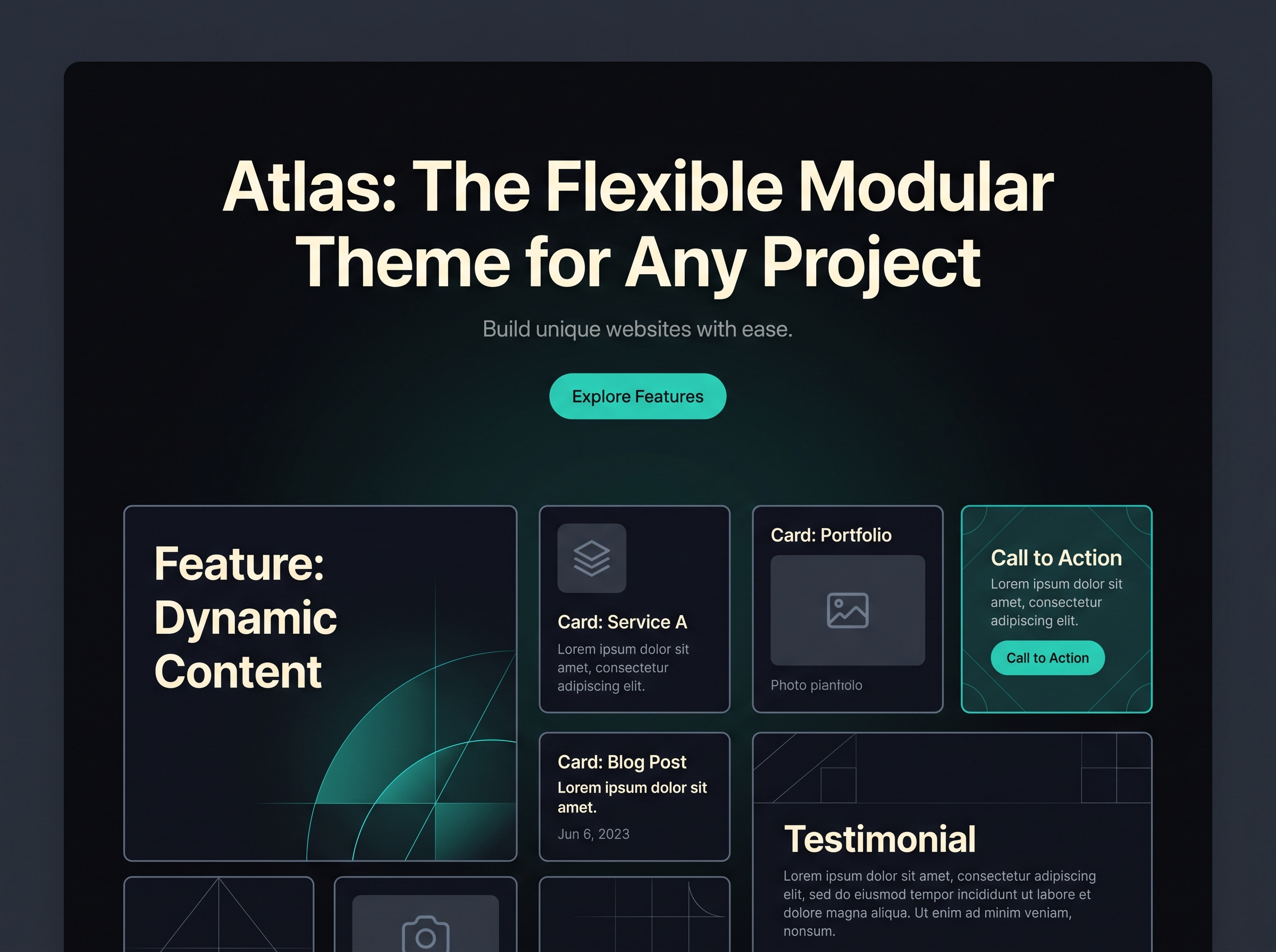 Atlas theme preview