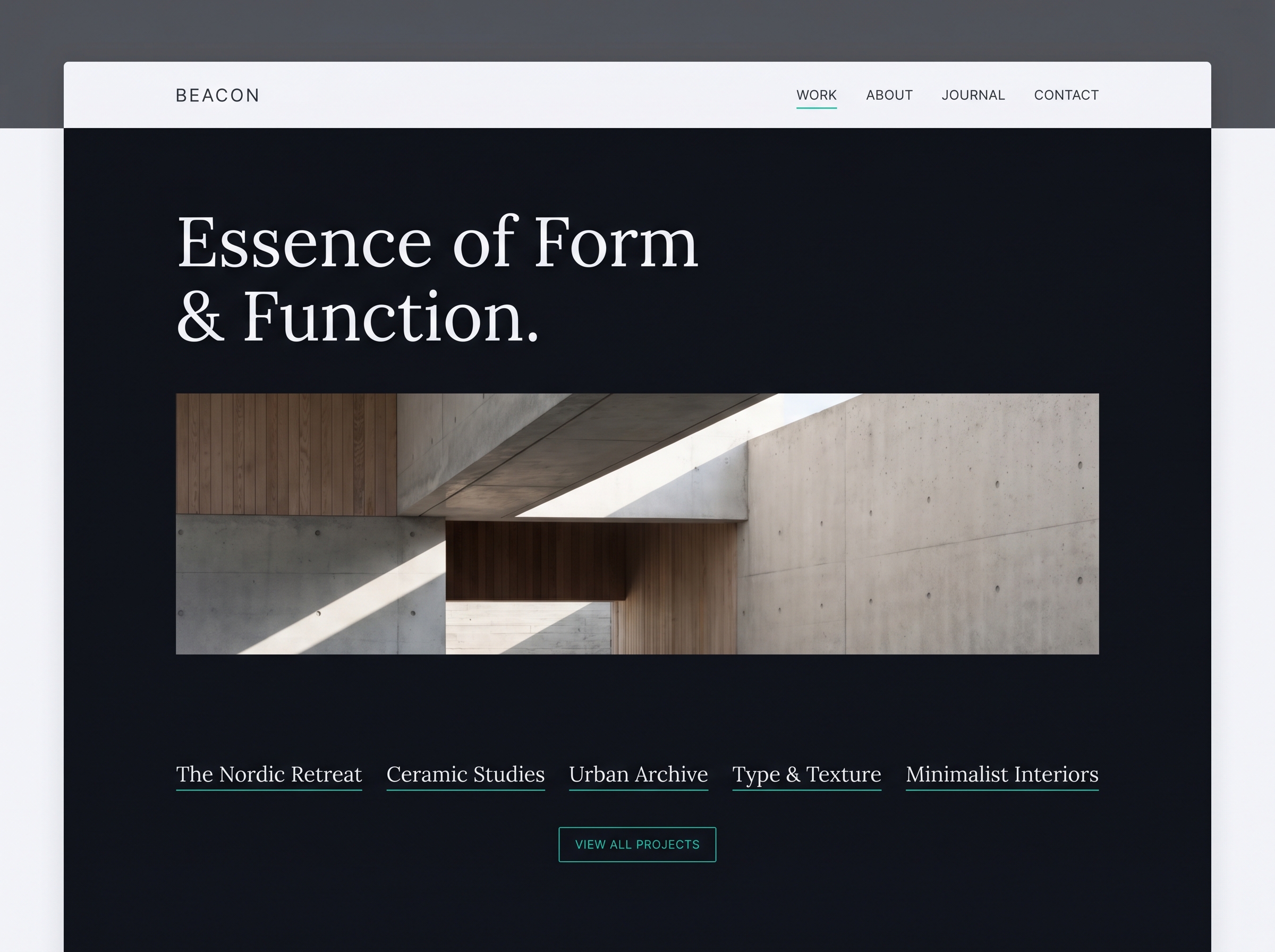 Beacon theme preview